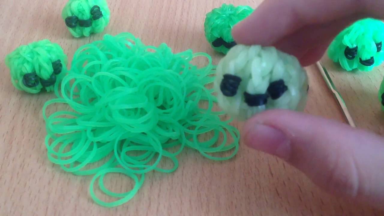 3d горох из резинок на крючке