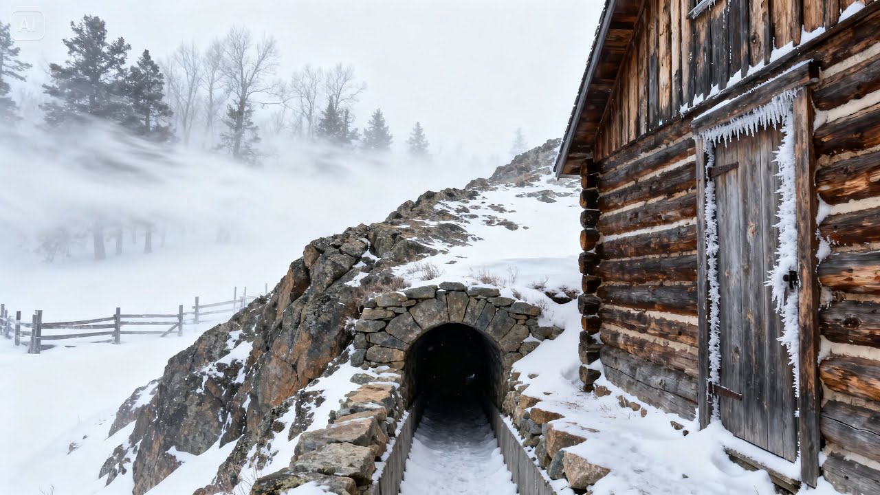 THEY MOCKED HIS STONE RIDGE TUNNEL — UNTIL IT PROTECTED HIS CABIN IN THE WHITEOUT OF ’63