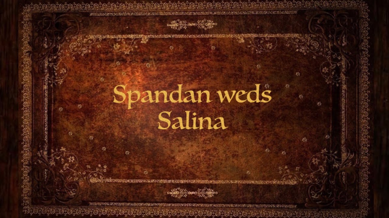 Spandan Weds Salina