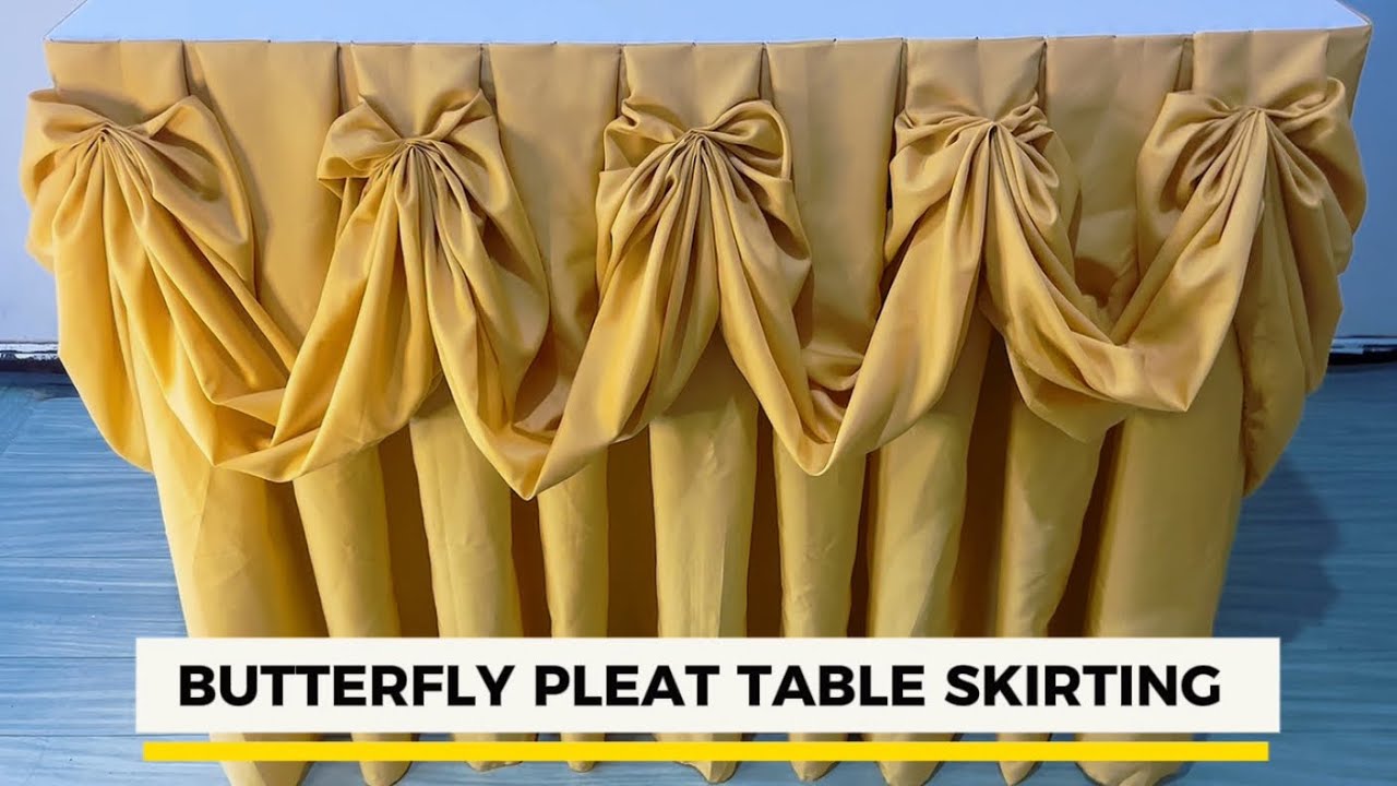Butterfly Table Skirting | i-JEServe FBS