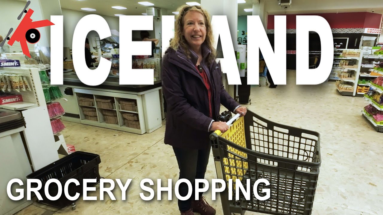 Grocery shopping in Iceland at Krónan