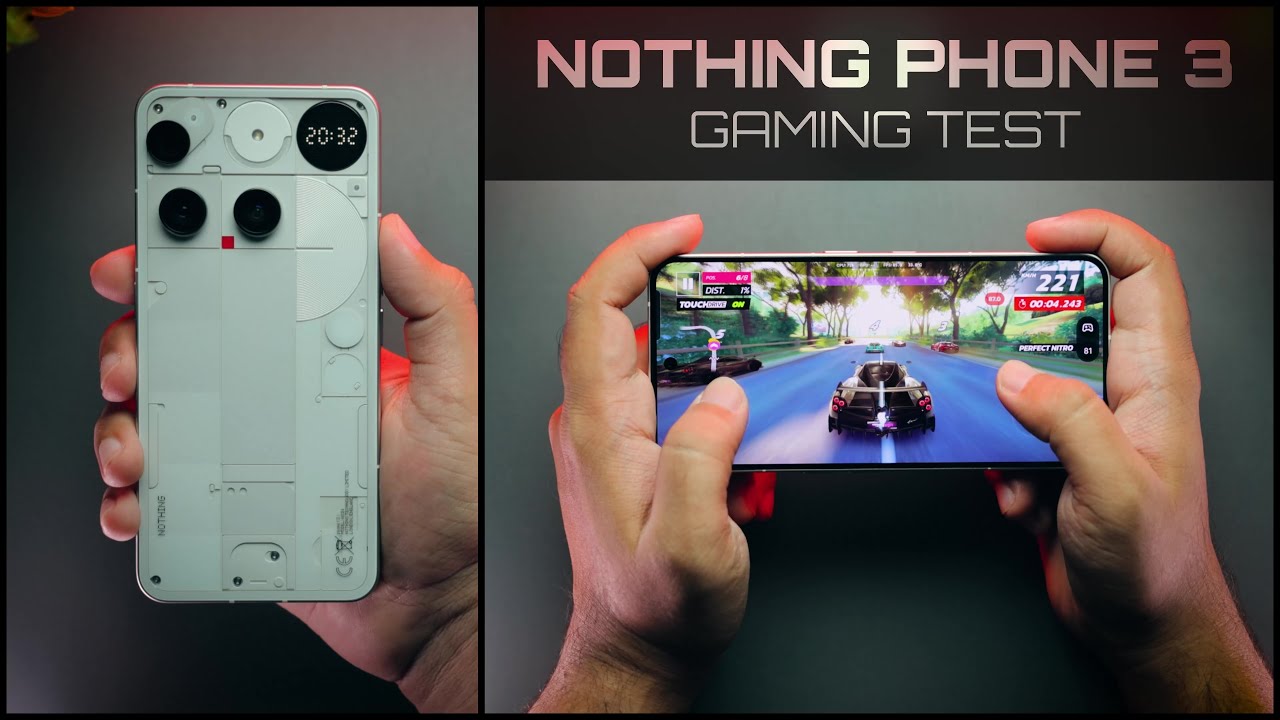 Nothing Phone 3 Gaming Test | Snapdragon 8s Gen 4 | 6 Games Tested