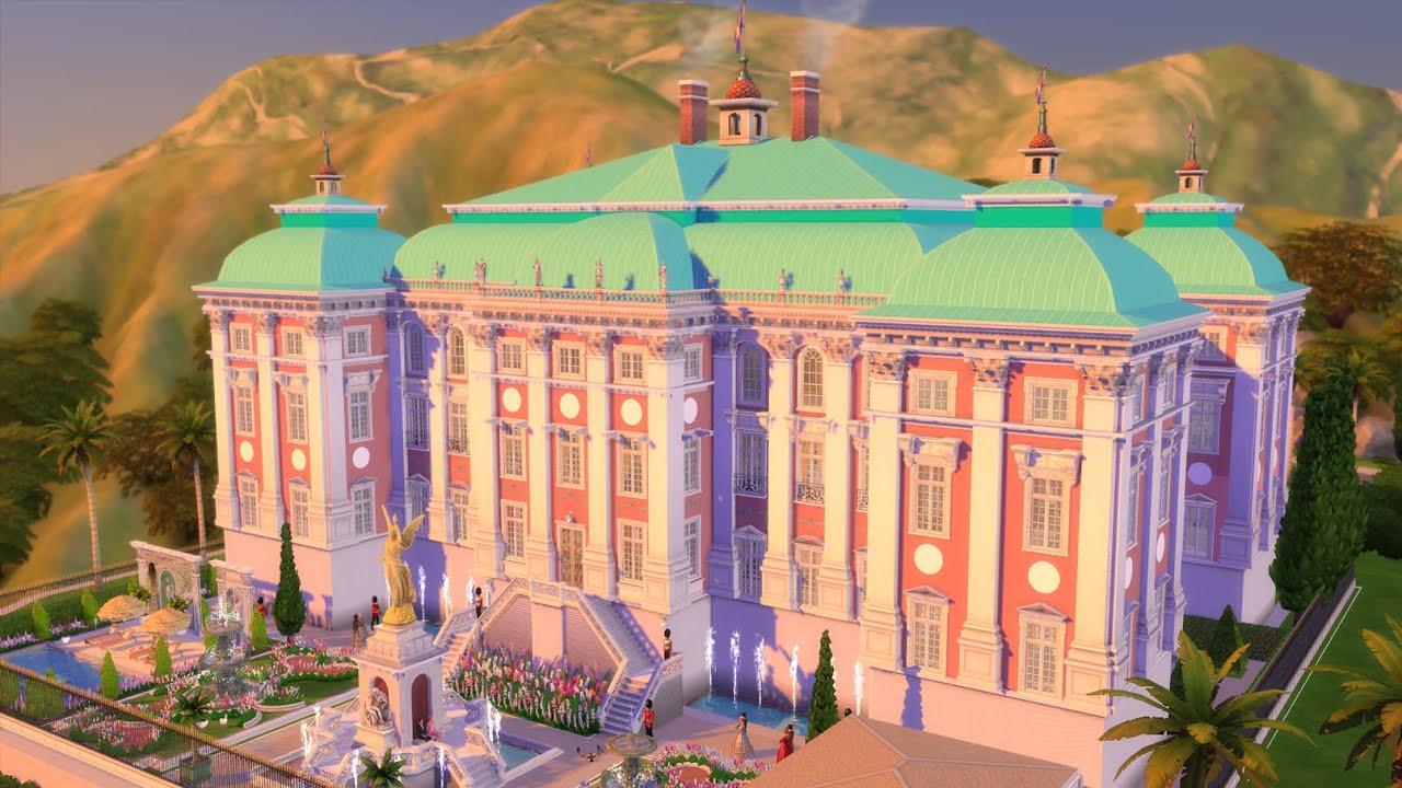 The Sims 4 - Baroque Palace 51 Rooms