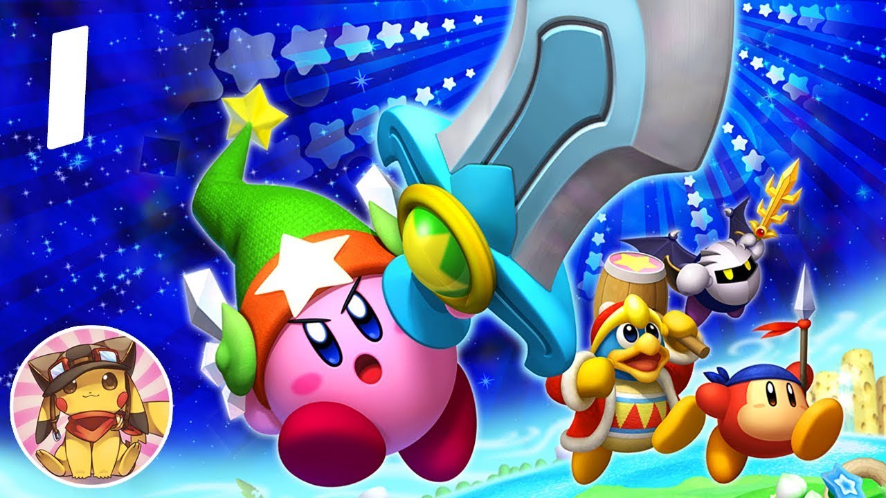KIRBY's Return to Dream Land - COOKIE COUNTRY - Walkthrough Level 1 [1080p] All Energy Spheres