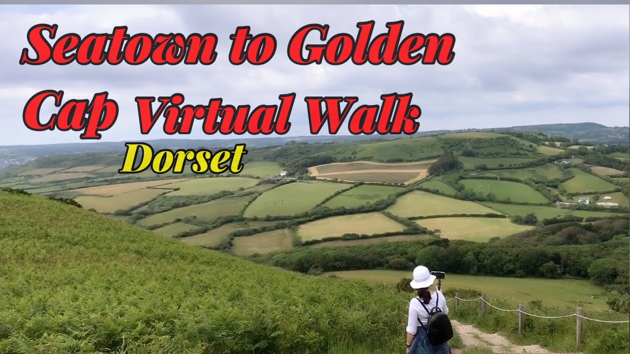 Seatown to Golden Cap Virtual Walk ||Jurassic Coast Walk ||Dorset ||England