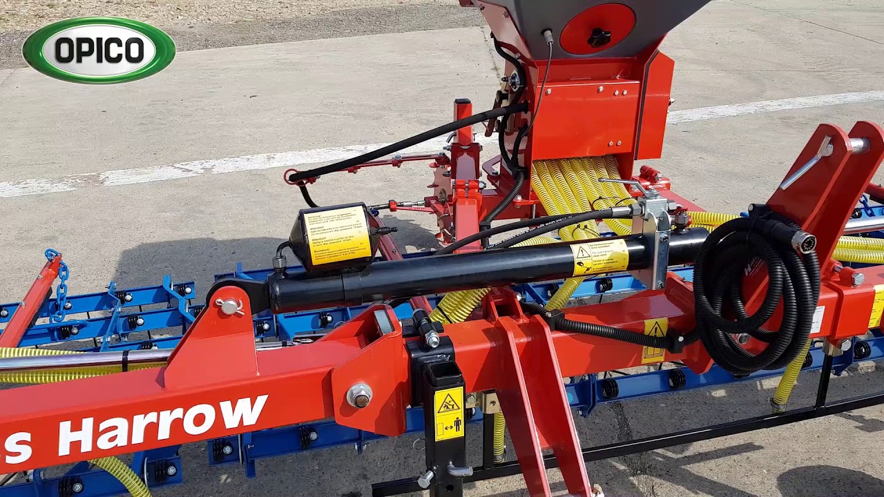 OPICO Grass Harrow and Seeder Walk Round