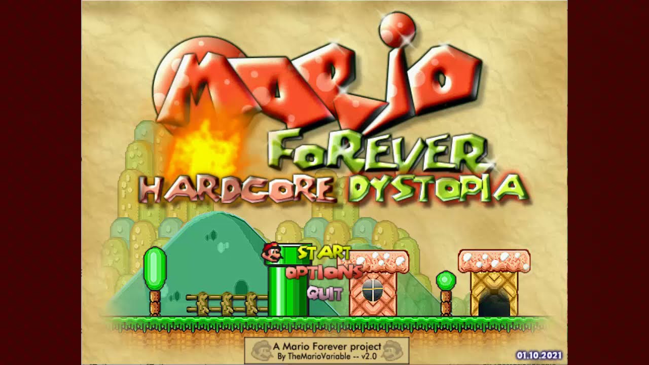 Mario Forever: Hardcore Dystopia v2.0 release (OctoberFirst 2021 special)
