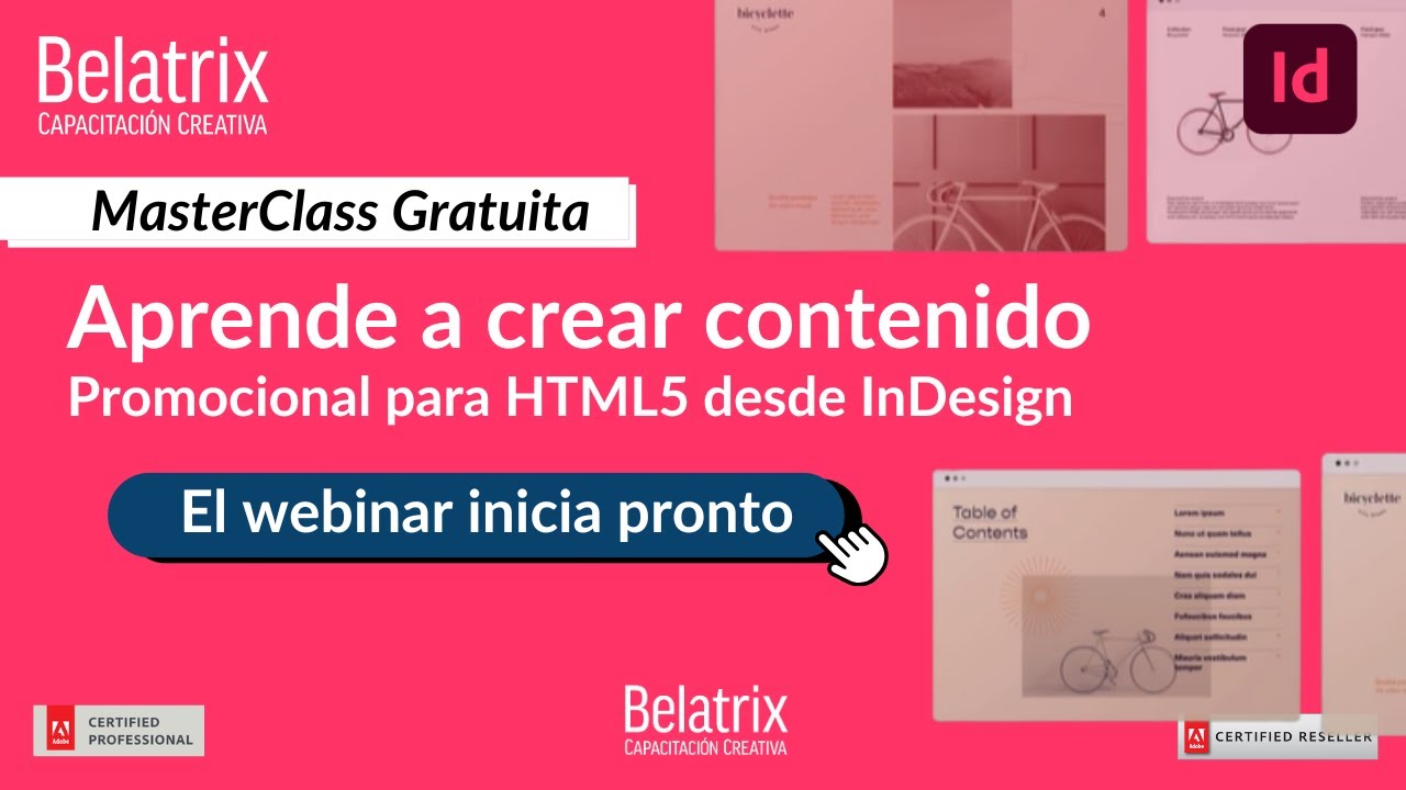Aprende a crear contenido para HTML5 desde InDesign - Belatrix