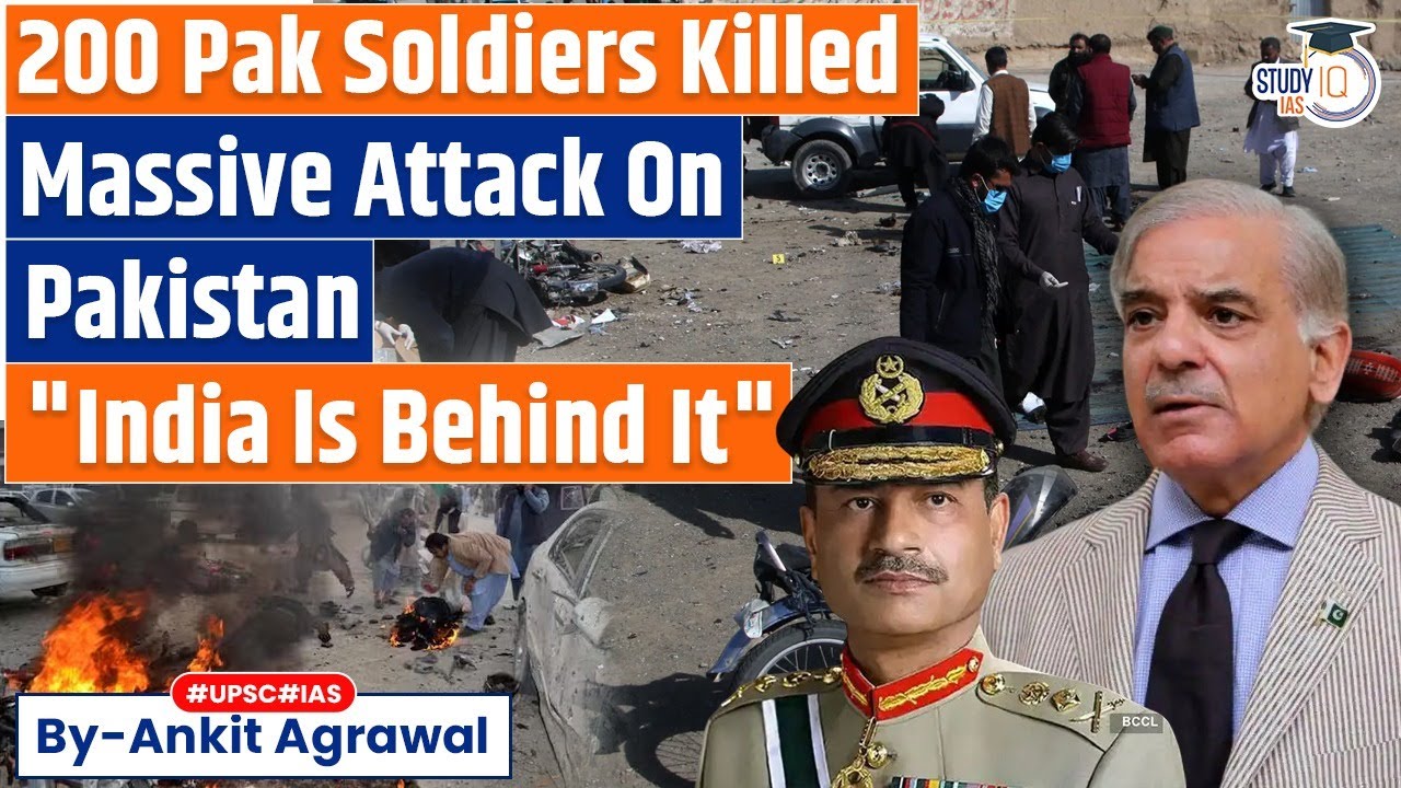Over 200 killed in escalating violence in Pakistan's Balochistan | Ankit Agrawal Study IQ