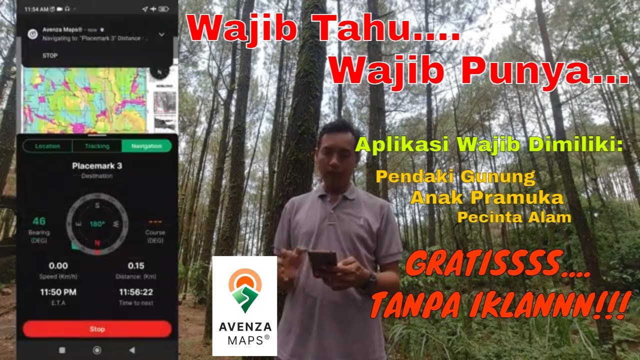 [ Review dan Tutorial ] APLIKASI ANDROID BERBASIS GPS AVENZA MAP