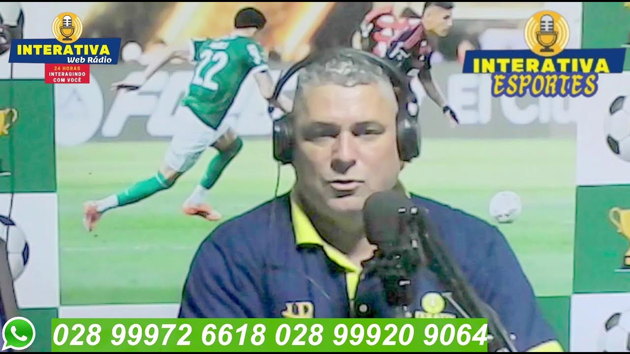 PROGRAMA INTERATIVA ESPORTE  DAS 12 AS 13 HORAS APRESENTAÇÃO MARCIO MENDONÇA