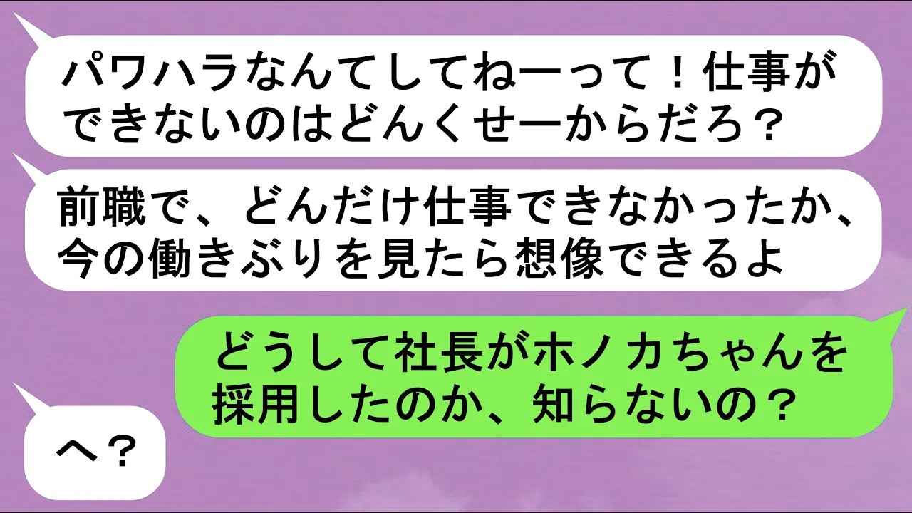 【LINE】「新人なんだし、残業するのは当たり前だろ」➤自分の仕事まで押し付けてくる、パワハラ上司➤味方の女性上司「あんたさ、メール確認した？」➤先輩の一言で救われた私【スカッと】