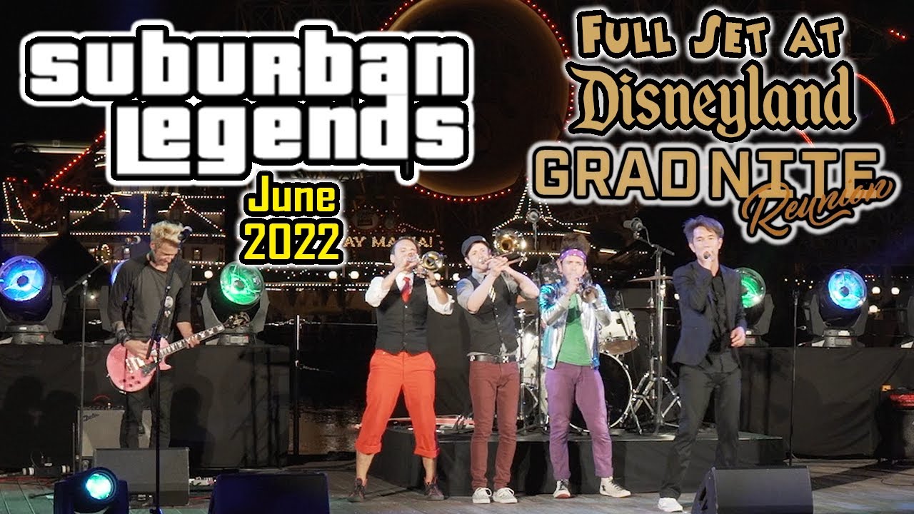 Suburban Legends: концерт в Диснейленде после наступления темноты | Июнь 2022 г. | Второй сет (по...