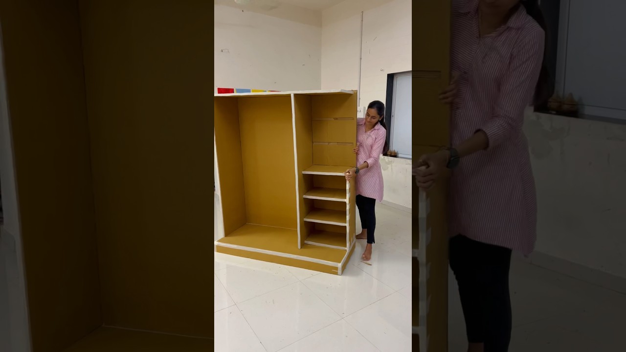 Space Saving! DIY Organizer from Cardboard