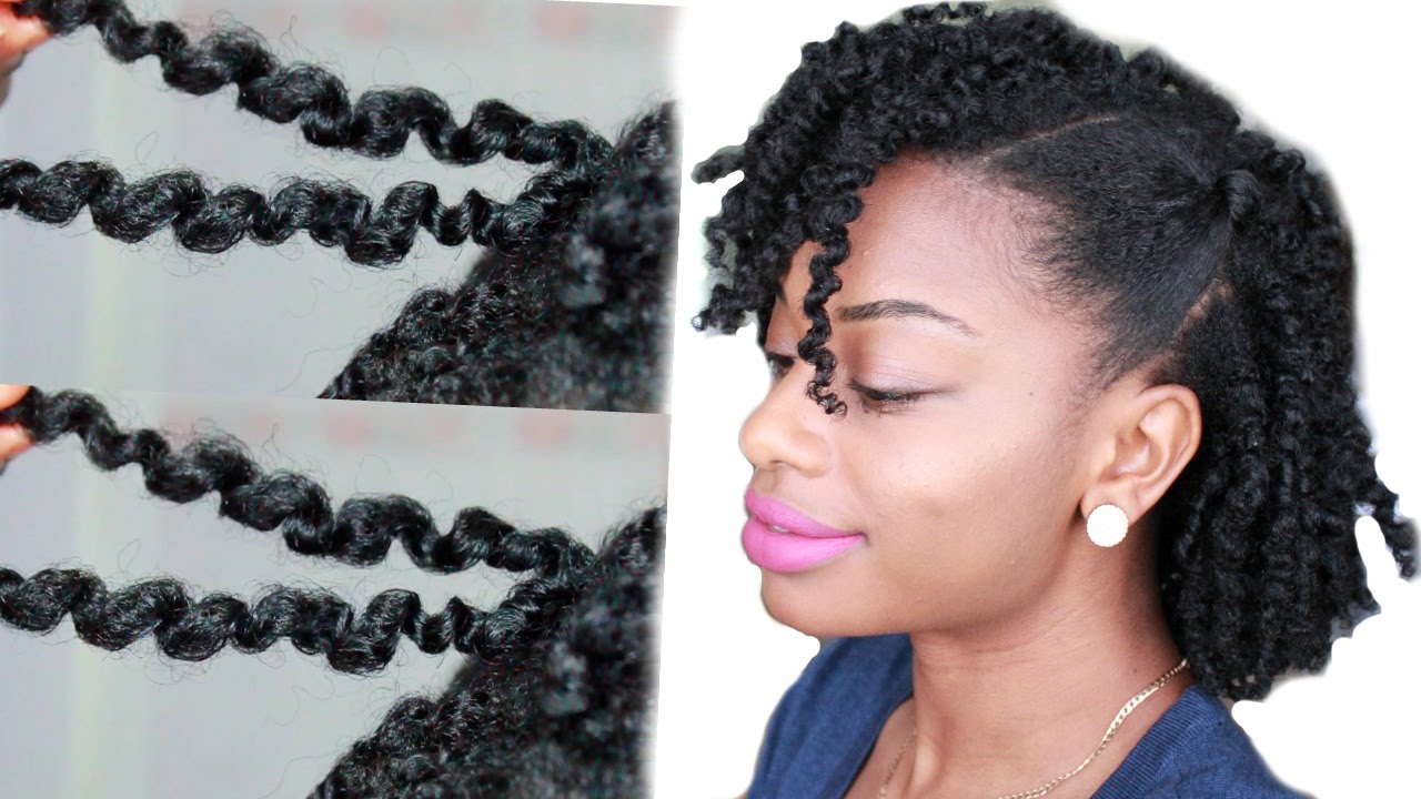 Natural Hair | Twistout on Wet Hair Tutorial