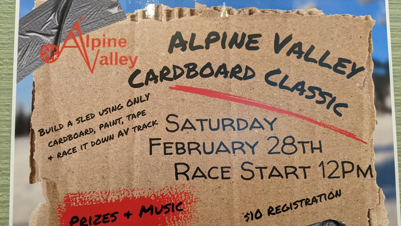 Alpine Valley cardboard classic 3 2026