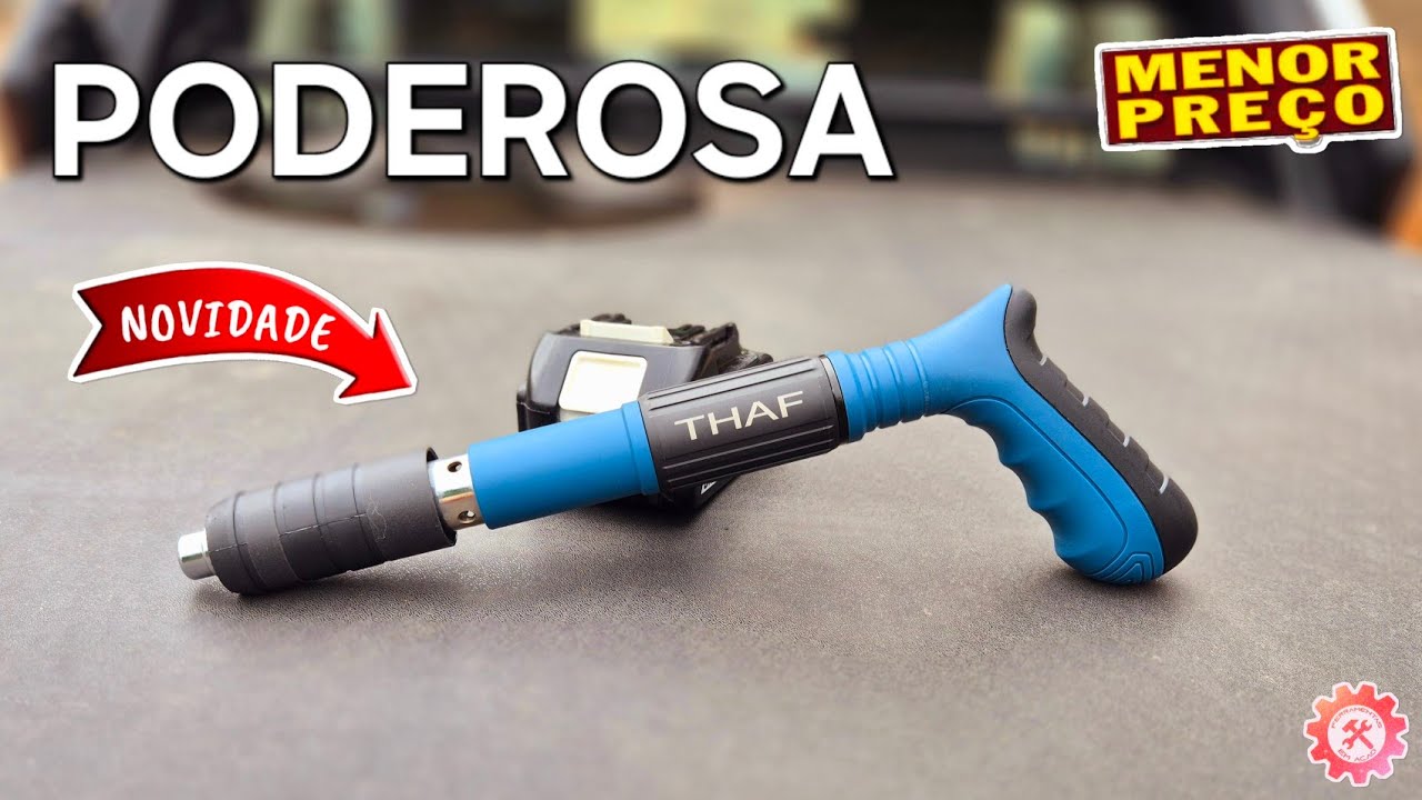 NOVIDADE - Pistola  Finca Pino - Pistola De Fixação THAF #arita