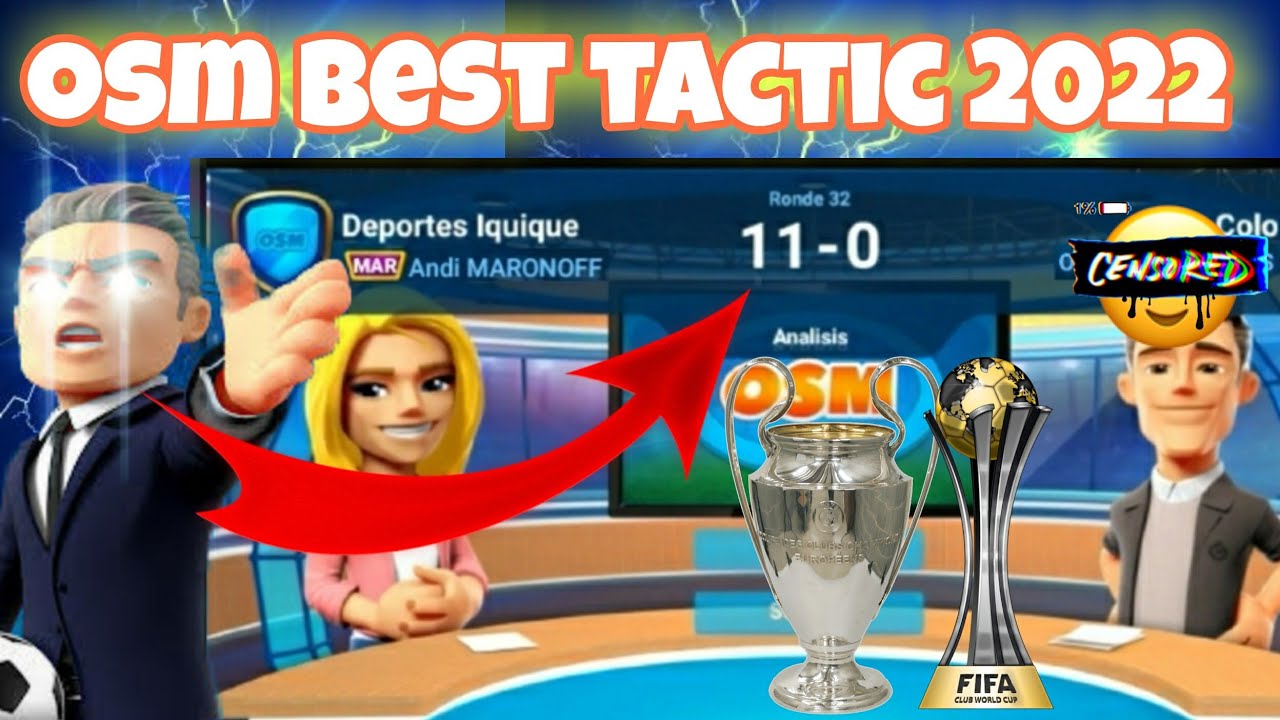 OSM BEST TACTIC 2022 with 442B Passing Game! have fun and scores a lot of goals!