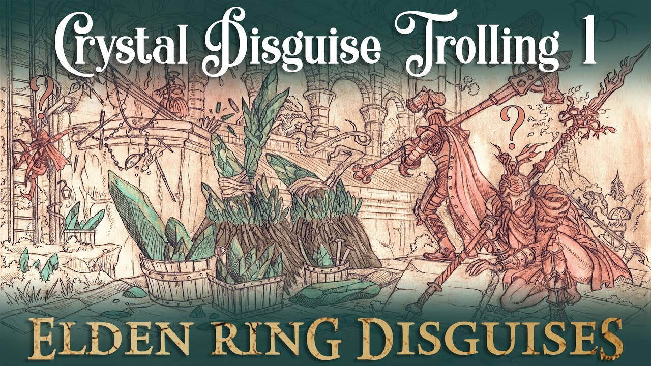 Hiding in plain sight from invaders, disguised as a crystal! - ELDEN RING PVP