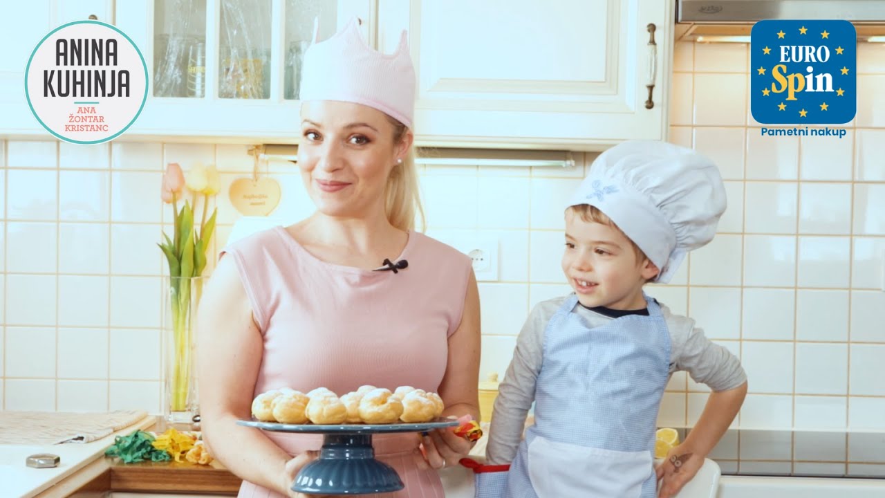 ANINA KUHINJA: Pustni profiteroli z marelično marmelado