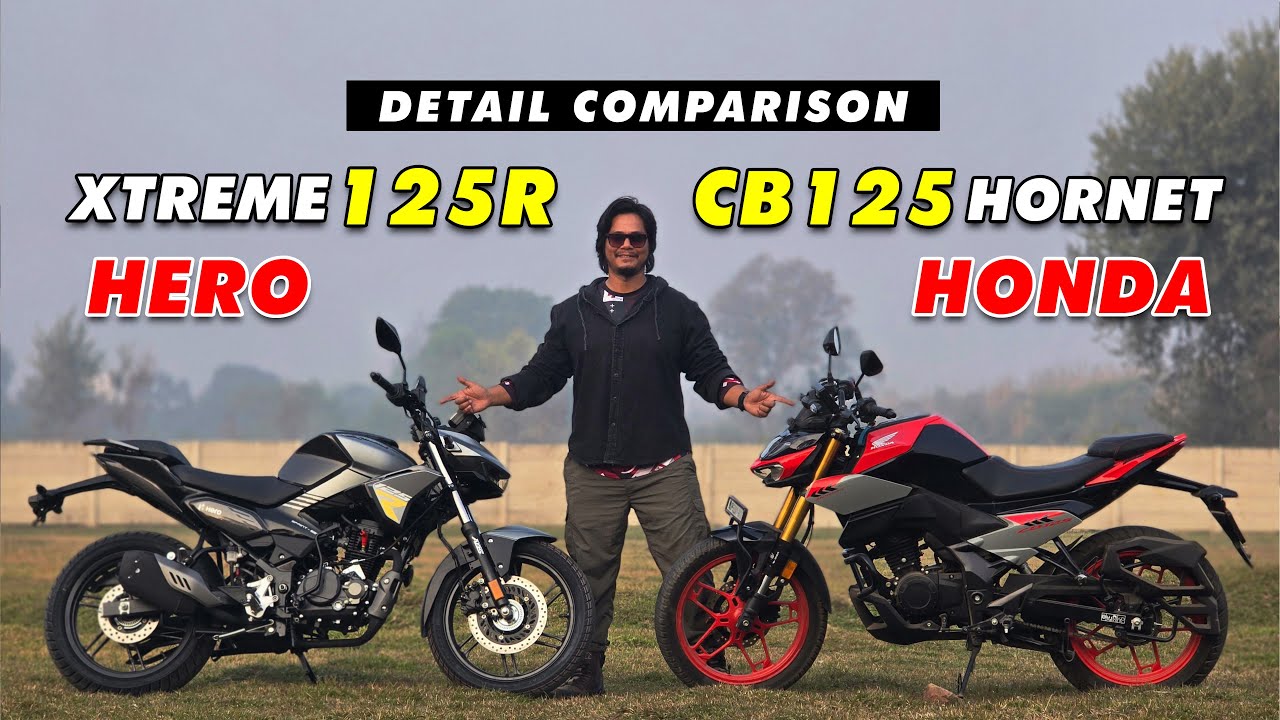 2025 Hero Xtreme 125R Dual Channel ABS vs Honda CB125 Hornet | Detailed Comparison 🔥