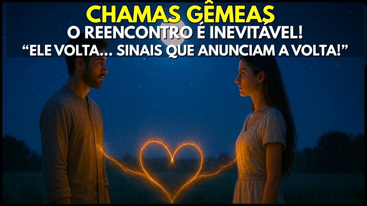 CHAMAS GÊMEAS: Como o Universo Força Sua Reunião Após a Separação (Sinais Divinos Revelados)