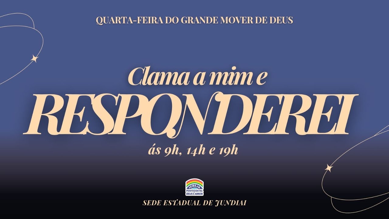 IPDA Jundiaí | Quarta do Grande Mover de Deus