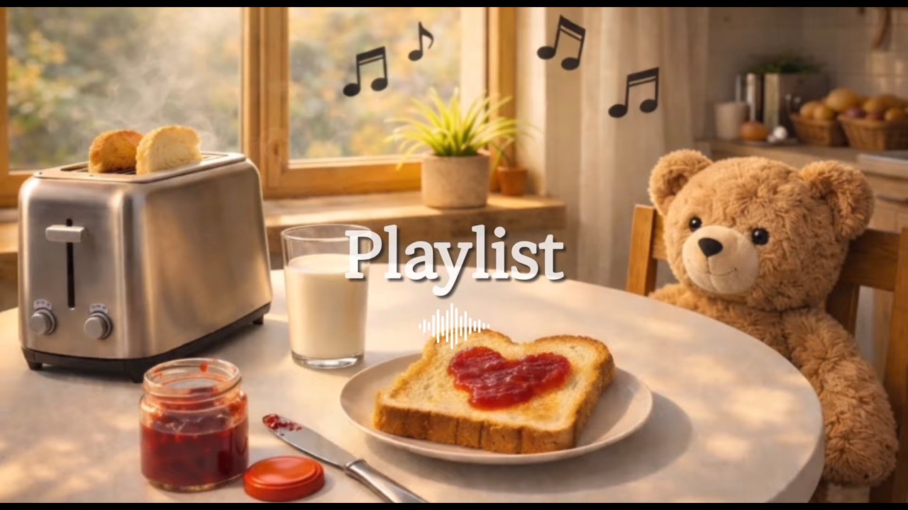Playlist | 하루를 시작하며 듣기 좋은 음악 ✦ 빵처럼 포근해지는 순간 · 하루순간 음악집