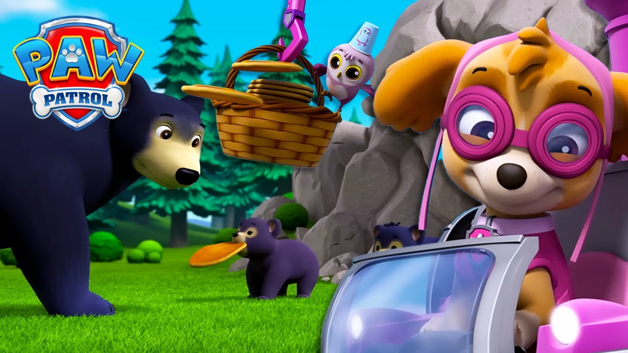 Skye szuper ragadós reggelit visz a medvebocsoknak! 🐻 | Mancs Őrjárat | PAW Patrol