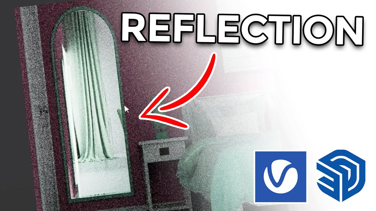 Как добавить отражения к зеркалам в Vray