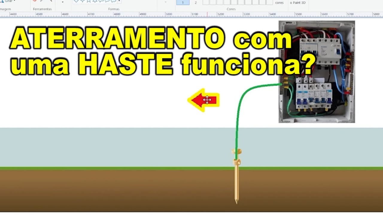 ATERRAMENTO com uma HASTE funciona?