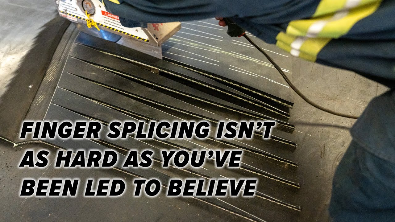 Finger splicing Fenner Dunlop's Patriot X is EASY!