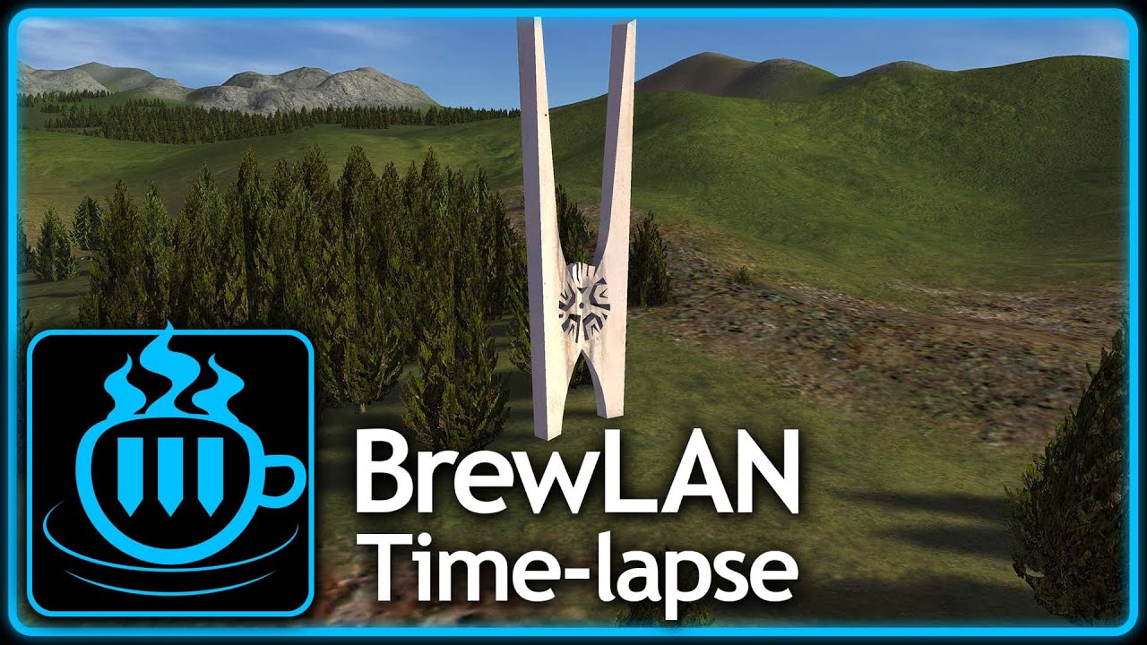 BrewLAN Time-lapse: Spomeniki Roja & Mramor (x60 speed)