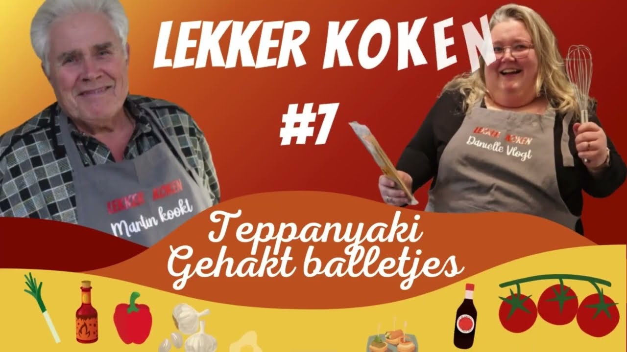 JAPANSE TEPPANYAKI GEHAKTBALLETJES #LEKKER KOKEN # 7 SPAANSE TAPPAS | MARTIN KOOKT & DANIELLE VLOGT