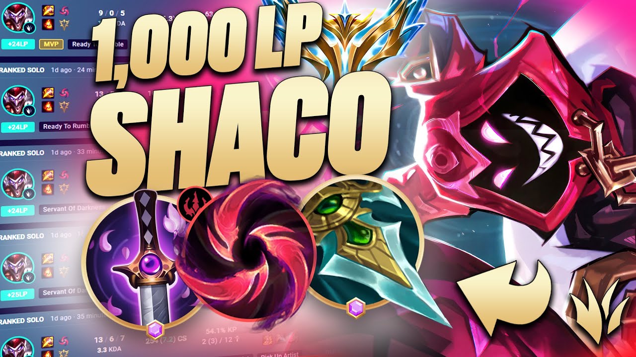You Have NEVER Seen Such Beautifully EVIL Jungle Pathing... 👿 | The S+ Shaco Jungle Carry Build