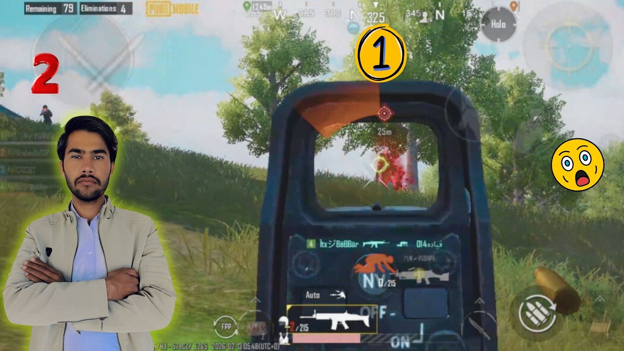 2 Players + Damage Health = Reloading But still survive | BGMI Gameplay #pubgmobile