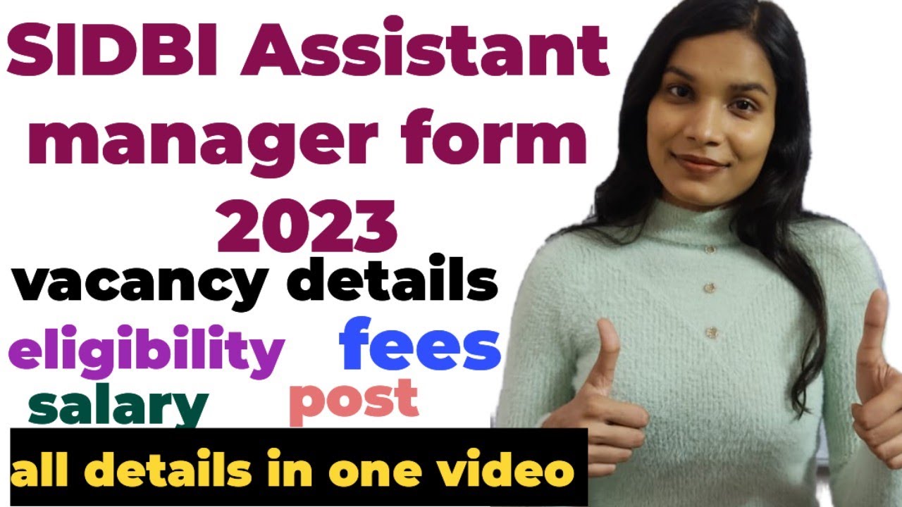 SIDBI assistant manager eligibility | SIDBI notification 2023 | #sidbigradea