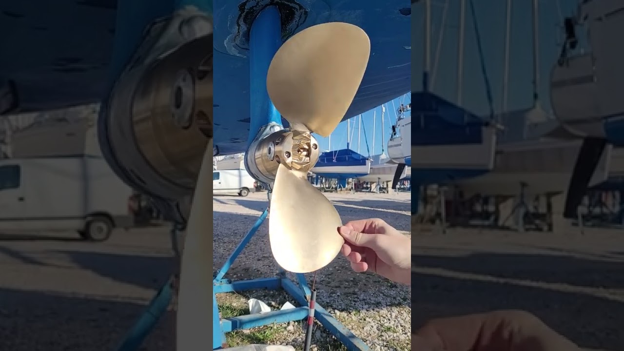 Elan 37: Pepper is equipped with a new Flexofold propeller in January 2022.