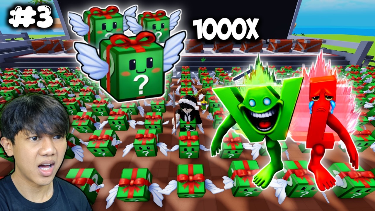 Aku Jadi Admin Gacha 1000 Lucky Block Demi Brainrot WL | Roblox Craft A Brainrot part 3