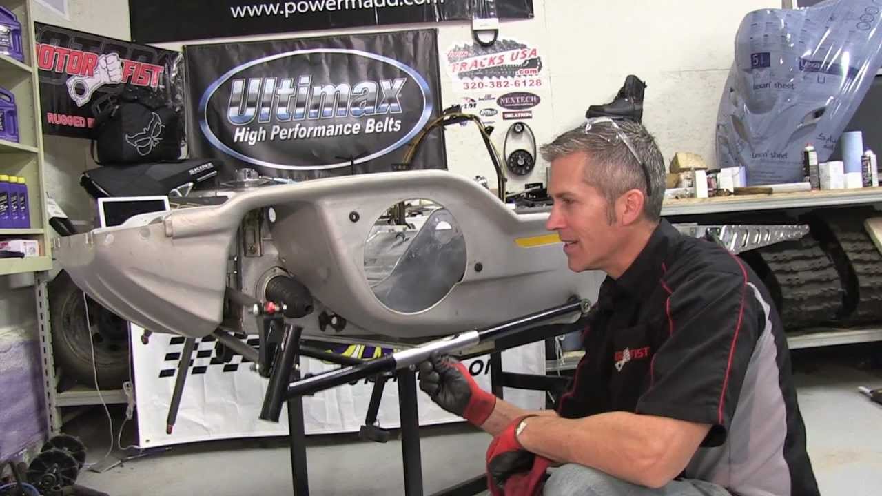 700 Ski Doo mod sled Ep #15 Alternative Impact trailing arm and radius rod install! PowerModz!