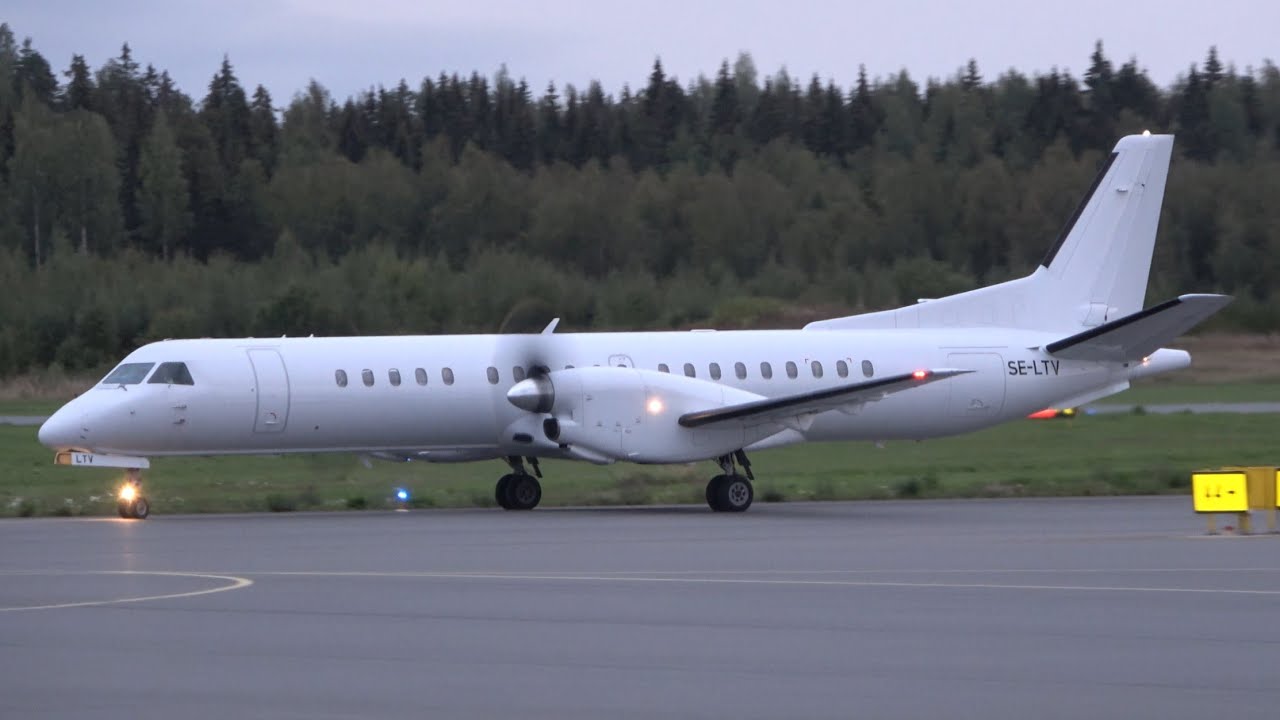 Saab 2000 & Gulfstream G650ER at Tampere-Pirkkala
