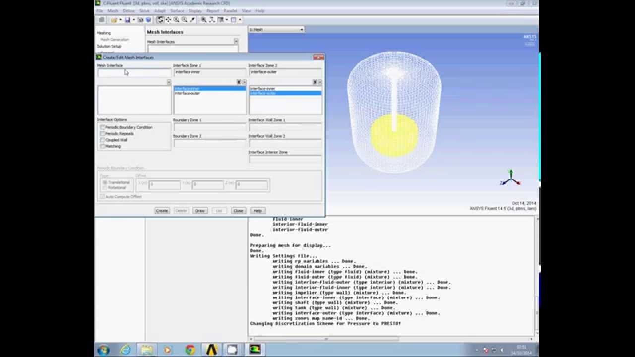 ENG619 Mixing Tank Fluent
