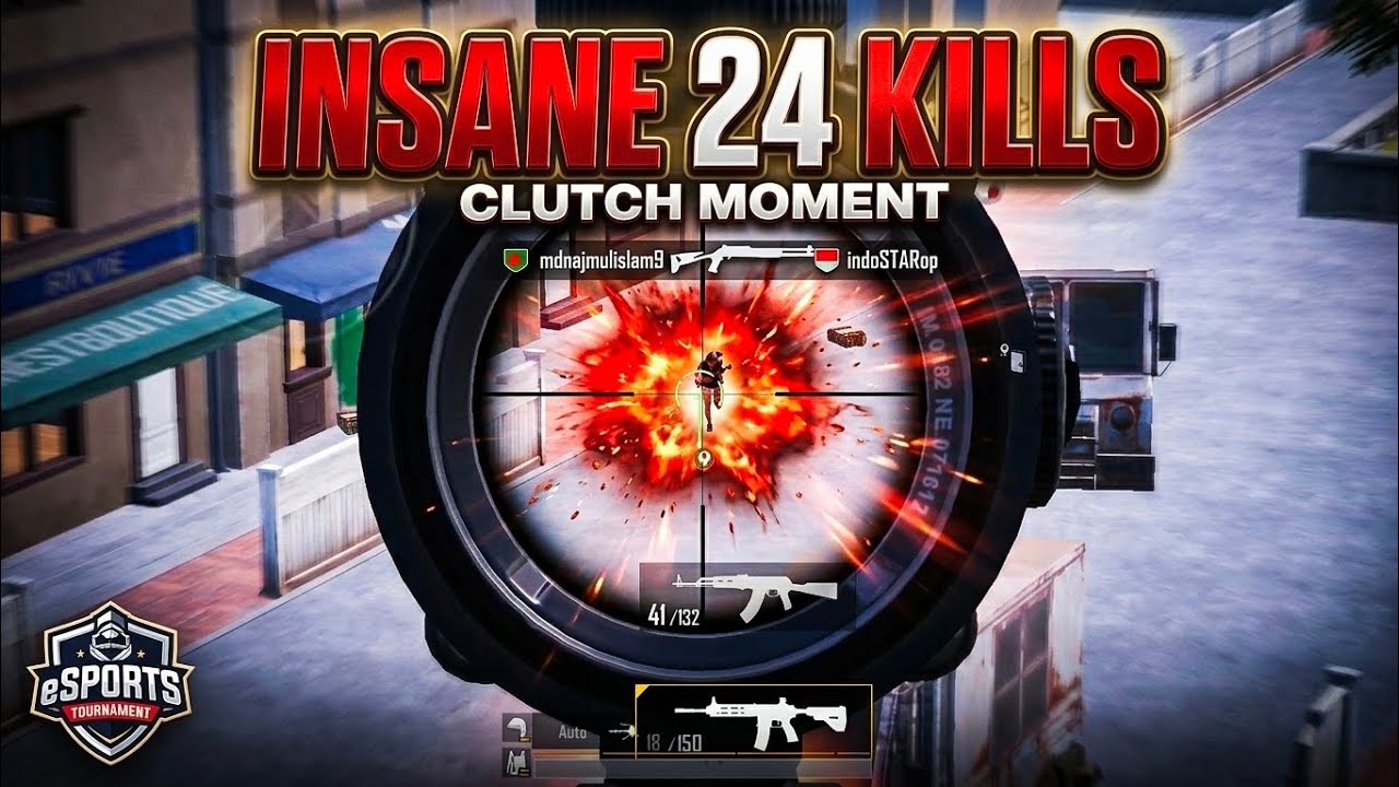 Insane 24 Kills Solo vs Squad PUBG Mobile Gameplay #PUBGMobile #SoloVsSquad 