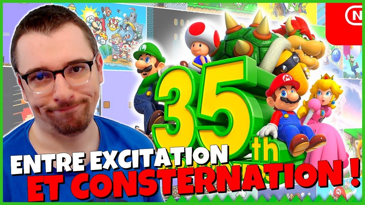 C'EST UNE BLAGUE FRANCHEMENT ?! Super Mario Bros 35th Reveal | R&Eacute;ACTION & Analyse