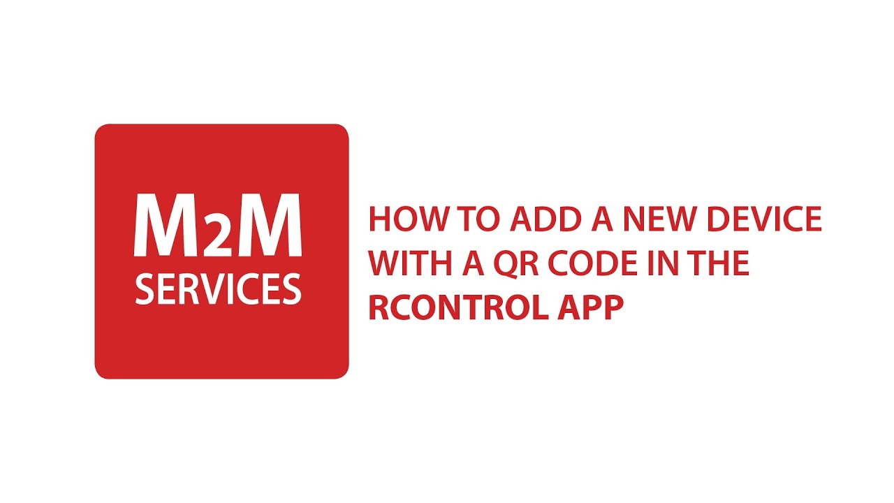 Add a new device using the QR Code