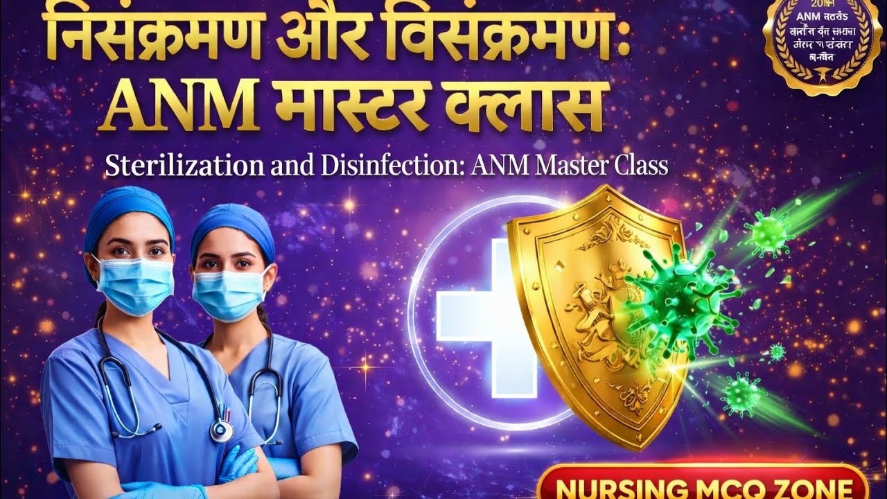 ANM के लिए निसंक्रमण–विसंक्रमण एकदम आसान | Exam Oriented Class