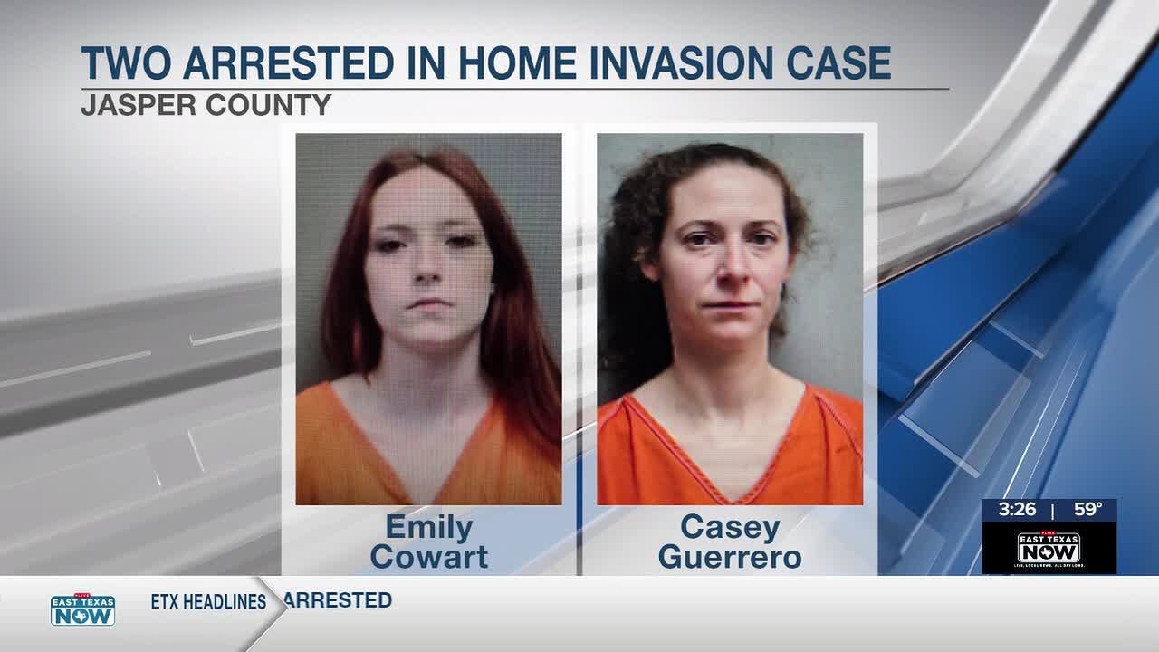 Two women arrested after vehicle gets stuck in mud following Jasper County home invasion
