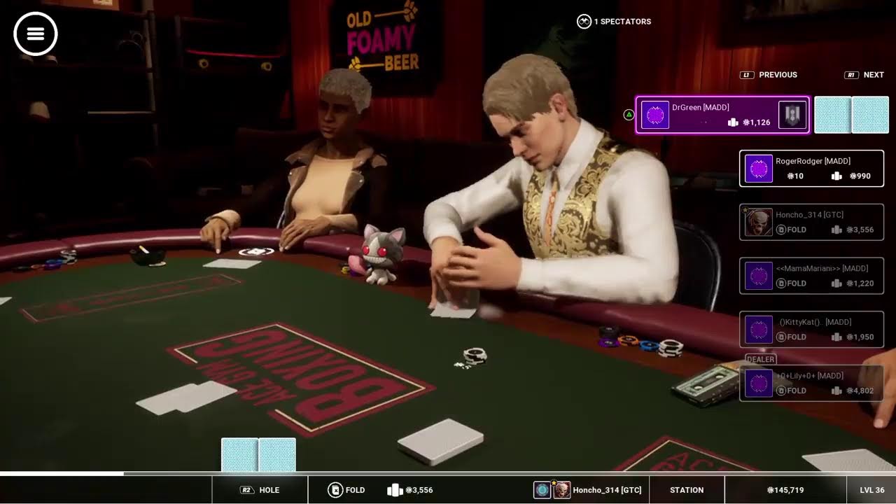 REALISTIC Poker At Its Finest | Poker Club (PS4) (PS5) | Honcho Gaming Entertainment