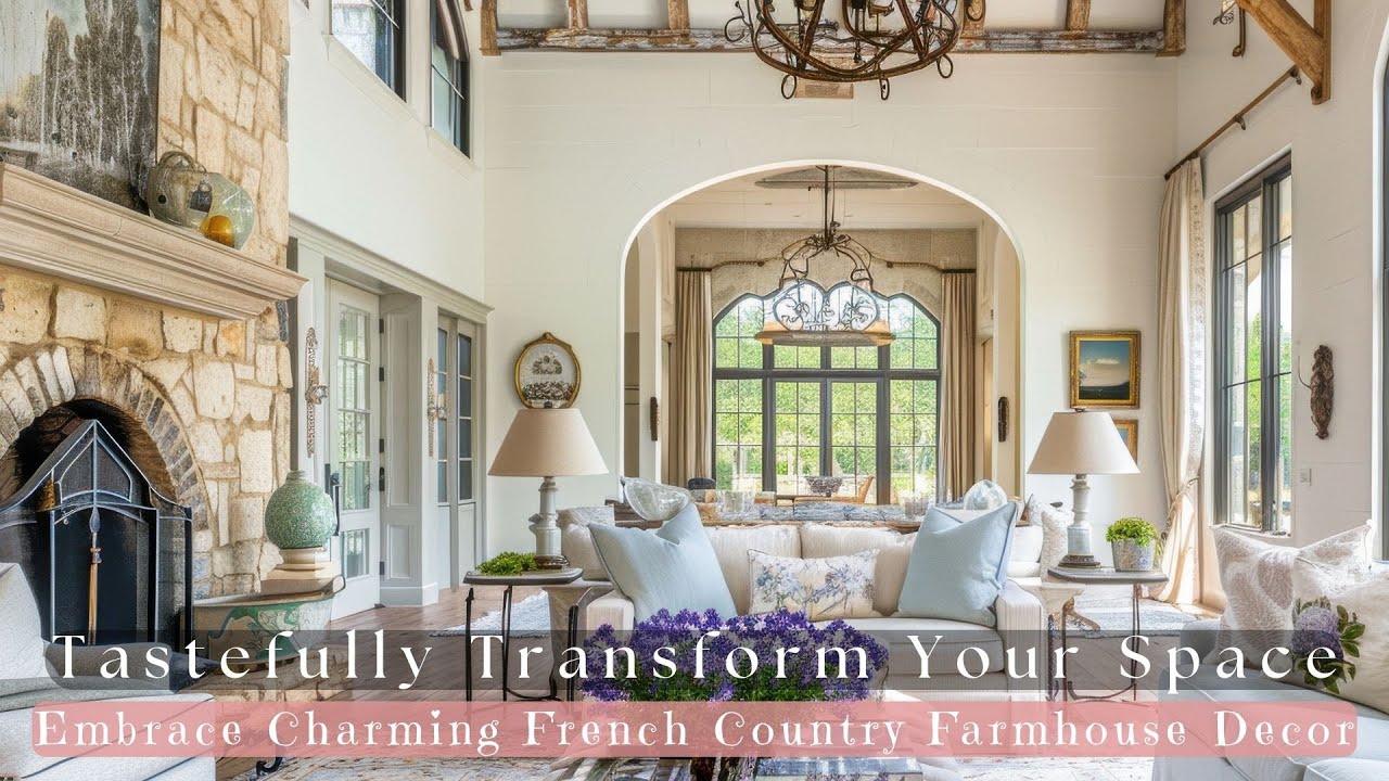 Tastefully Transform Your Space: Embrace Charming French Country Farmhouse Decor