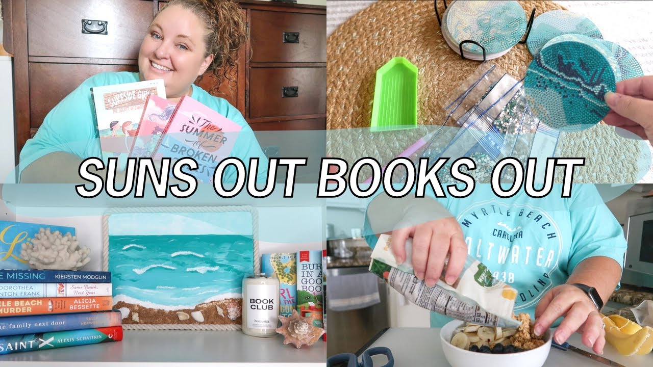 Чтение книг Suns Out Books Out Readathon 2023 ☀️🌺
